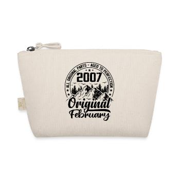 2007 February Original: 17 Years Anniversary Gift - Organic Pouch - nature - Front