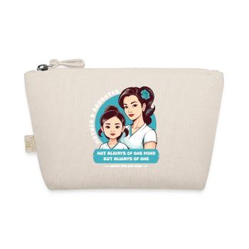 Mother and daughter - Organic Pouch - nature - Front