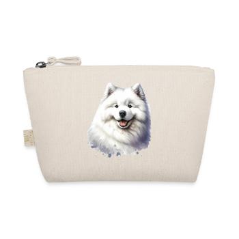 Samojeden Hund Geschenke Niedlicher Samojeden Hund Grafik - Bio-Täschchen - Natur - Vorne