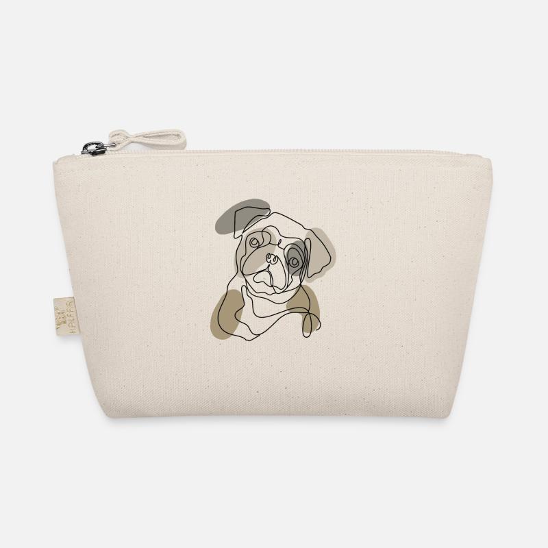 MOPS EINE ZEILE Bio-Täschchen