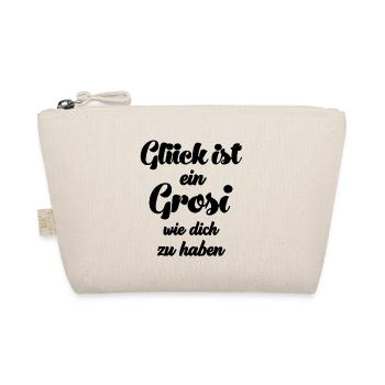Glück ist es ein Grosi wie dich zu haben - Bio-Täschchen - Natur - Vorne