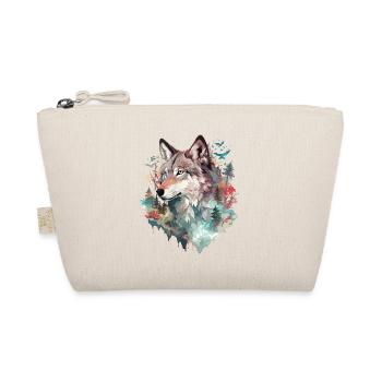 Loup tête de loup Nature nature sauvage aventure forêt Art - Trousse biologique - nature - Devant