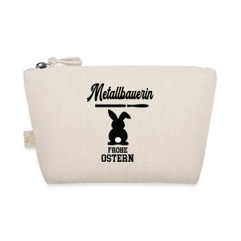 Metallbauerin Oster Geschenk Metallbau Schlosserin - Bio-Täschchen - Natur - Vorne