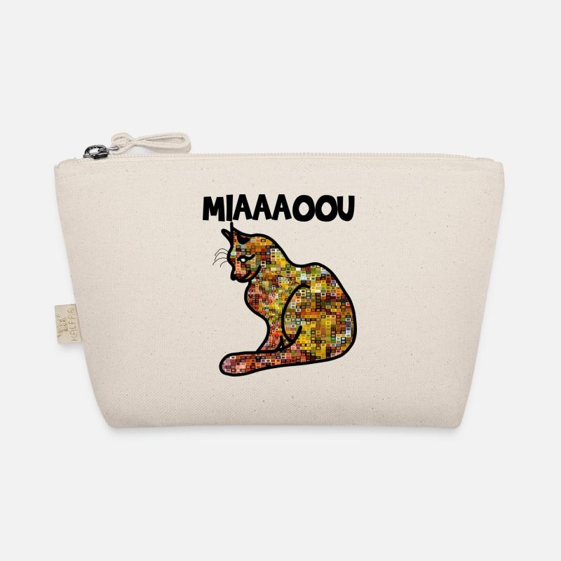 Miau, die Katze - Bio-Täschchen - Natur