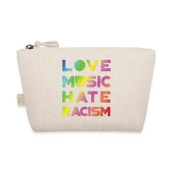 Love Music Hate Rasicm - Rainbow - Bio-Täschchen - Natur - Vorne