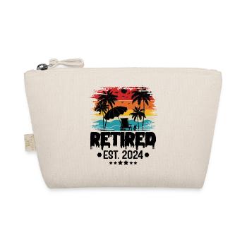 Retired 2024 Not My Problem Anymore Sunset Beach - Organic Pouch - nature - Front