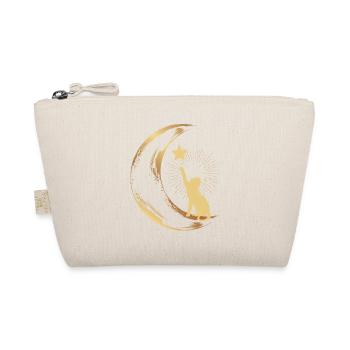 Chat Lune Étoile Amoureux des Chats - Trousse biologique - nature - Devant