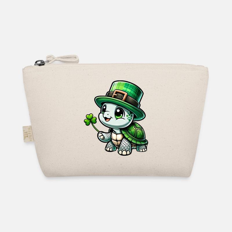 St. Patrick's Schildkröte Fest Bio-Täschchen