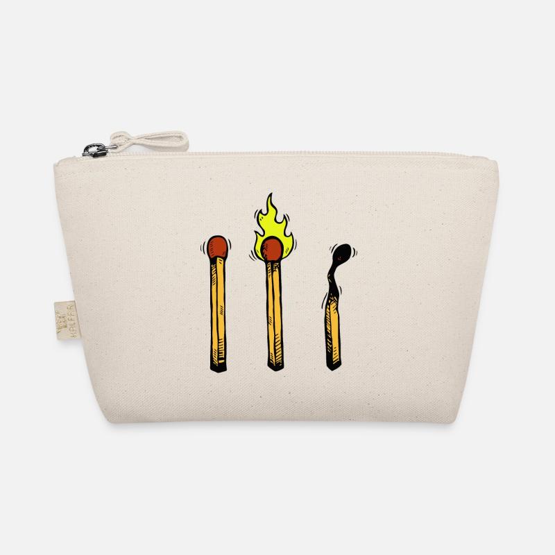 Match Burning Fire Organic Pouch