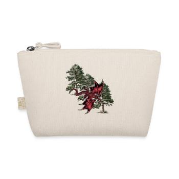 Mythical animal dragon fable dragon fairytale character dino - Organic Pouch - nature - Front