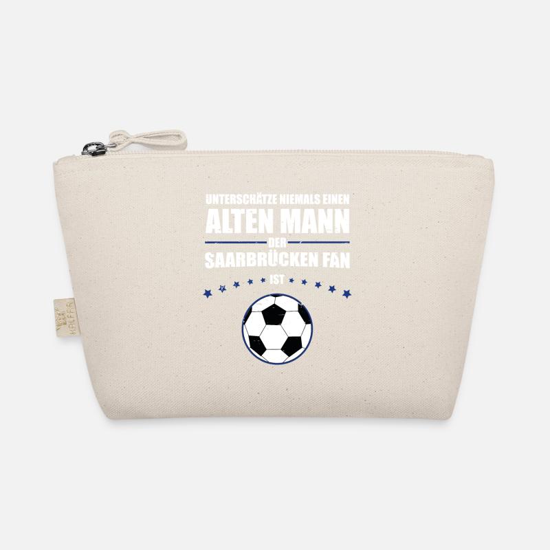 Alter Mann - Saarbrücken Fan | Retro Vintage - Bio-Täschchen - Natur