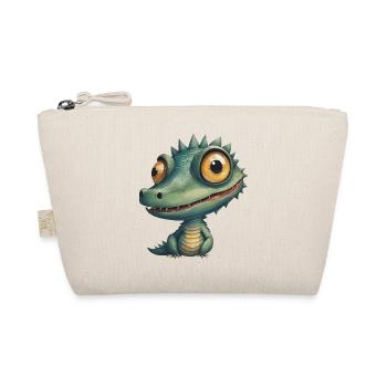 Funny Crocodile - Bio-Täschchen - Natur - Vorne