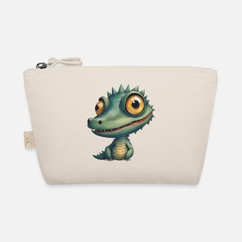 Funny Crocodile Bio-Täschchen