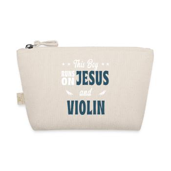 Ce garçon vit de Jésus et de violons - Trousse biologique - nature - Devant