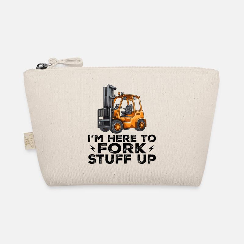 Gabelstapler Ich bin hier, um Gabelstapler zu sein Bio-Täschchen