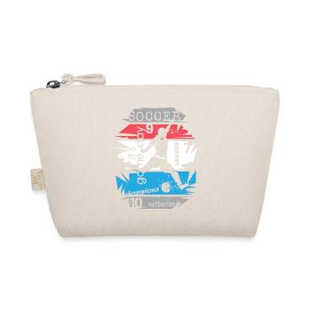 Soccer Netherlands Tournament Team Goal Shot Icon - Organic Pouch - nature - Front