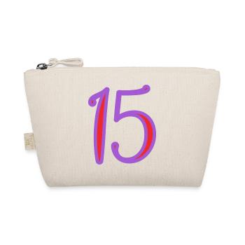 15. 15 YEARS. 15th ANNIVERSARY. 15 YEAR ANNIVERSARY. - Organic Pouch - nature - Front