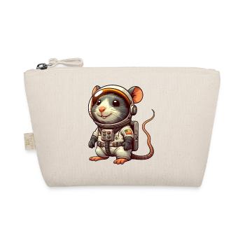 Space Adventure: Mouse & Rat as Astronauts - Organic Pouch - nature - Front