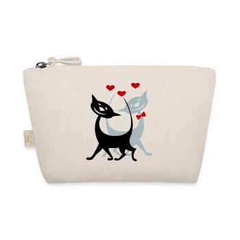 Chats amoureux - Trousse biologique - nature - Devant