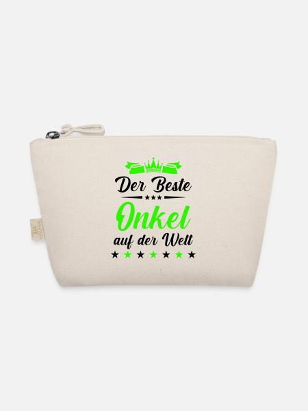 Best uncle in the whole world - Organic Pouch - nature - Front