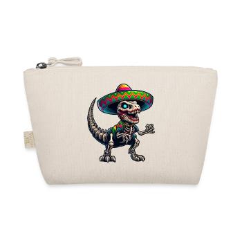 Cinco de Mayo T-Rex vs Zombies - Organic Pouch - nature - Front