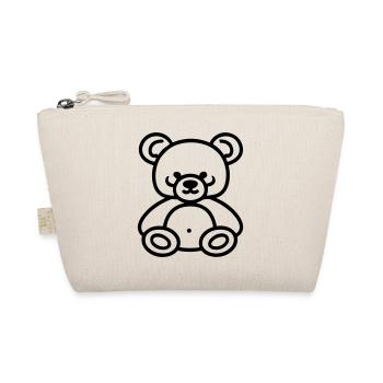 Teddybär - Bio-Täschchen - Natur - Vorne