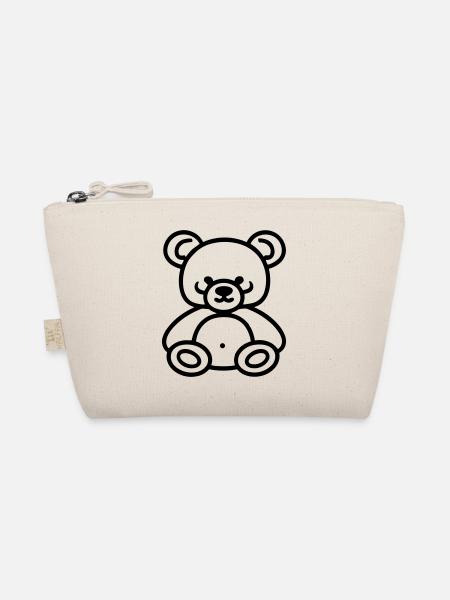 Teddybär - Bio-Täschchen - Natur