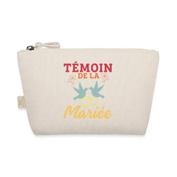 Témoin de la mariée Mariage copines evjf Equipe - Trousse biologique - nature - Devant