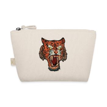 Tiger Tattoo Tattoo Zeichenkopf 904 W - Bio-Täschchen - Natur - Vorne