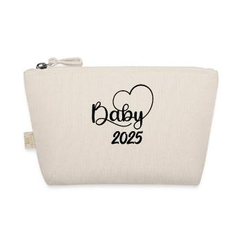 Baby 2025 Birth 2025 Pregnancy 2025 - Organic Pouch - nature - Front