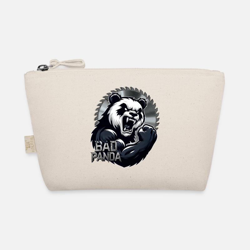 Bad Panda Rampage - Organic Pouch - nature