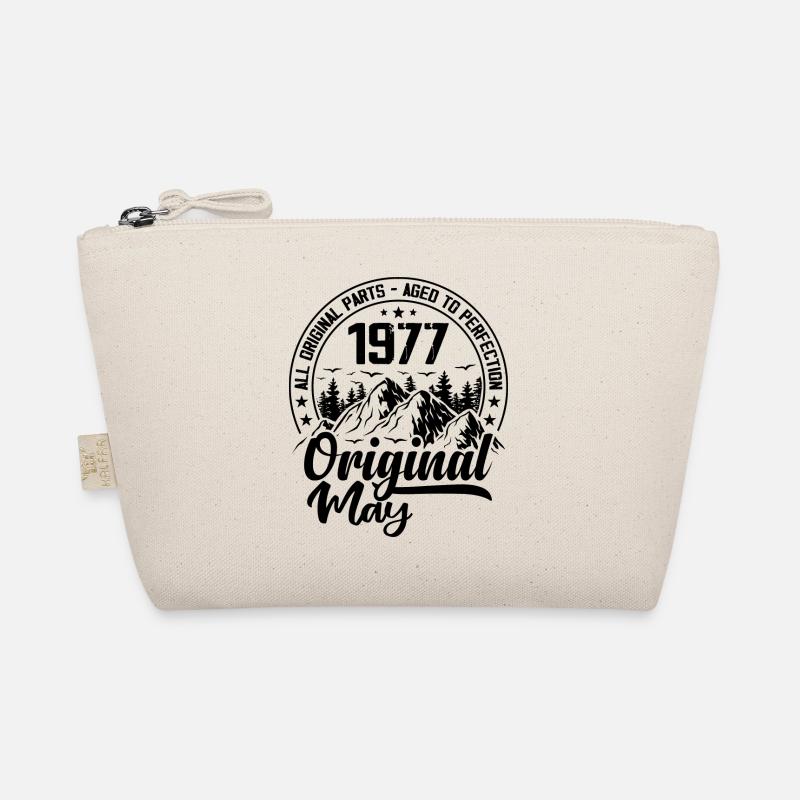 1977 May Original: 47 Years Anniversary Gift Organic Pouch