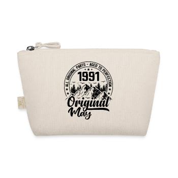 1991 May Original: 33 Years Anniversary Gift - Organic Pouch - nature - Front