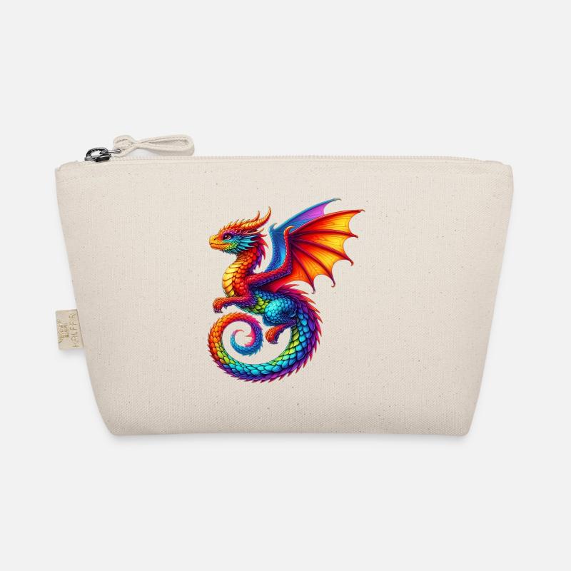 Drache - Bio-Täschchen - Natur
