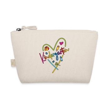 Jardin d’enfants coeur coloré adieu Kita dire merci - Trousse biologique - nature - Devant
