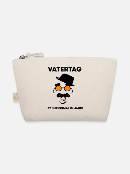 Vatertag Bo-Grafik - Bio-Täschchen - Natur - Vorne