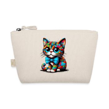 Chat avec noeud papillon - Trousse biologique - nature - Devant