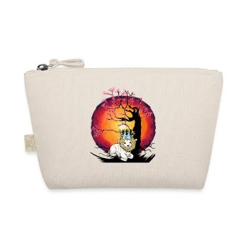 Tree, Cherry Blossom, Cherry Blossom, Sheep, Lion, Crown - Organic Pouch - nature - Front