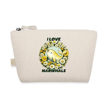 J’adore les narvals - Trousse biologique - nature - Devant
