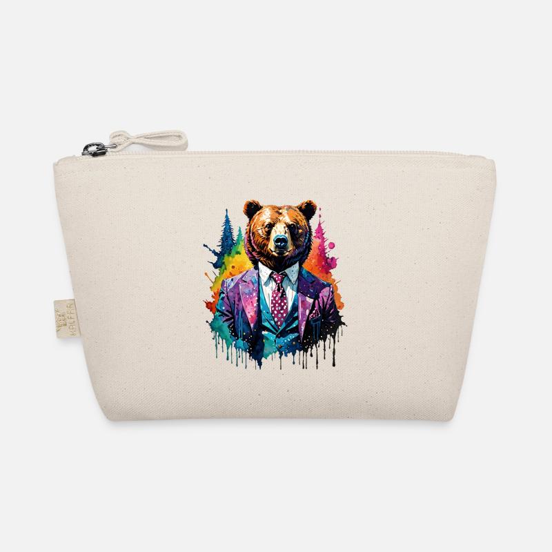 Bear in a suit Organic Pouch