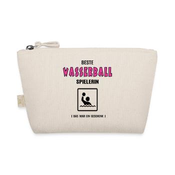 Wasserball Spielerin Beste Wasserballerin Geburtst - Bio-Täschchen - Natur - Vorne