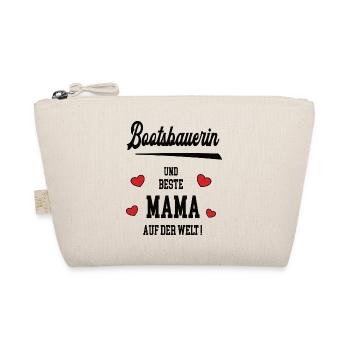 Beste Mama Bootsbauerin Muttertag Geburtstag Mami - Bio-Täschchen - Natur - Vorne