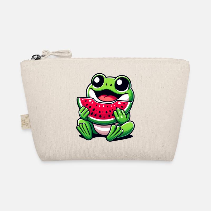 Frosch Wassermelone Fruchtig Lustig Bio-Täschchen