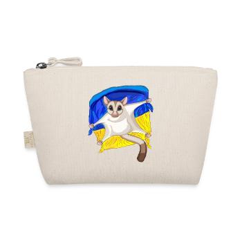 Mignon planeur à sucre avec drapeau ukrainien - Trousse biologique - nature - Devant