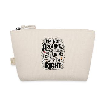Funny quote - Organic Pouch - nature - Front