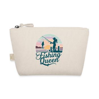 Fishing Queen - Sunset Silhouette - Bio-Täschchen - Natur - Vorne