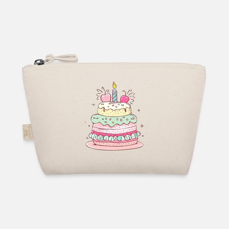 Happy Birthday Cake Organic Pouch