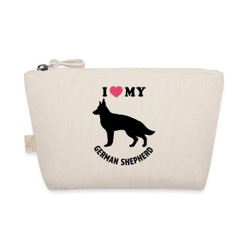 I love my German shepherd - Organic Pouch - nature - Front