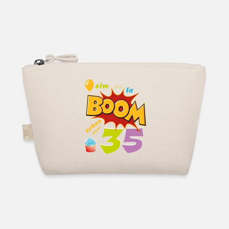 Geburtstag - Simsala Boom schon wieder 35 - Bio-Täschchen - Natur