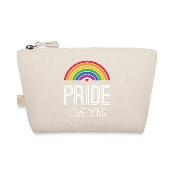 LGBTQ Pride Month - Pride. Love Wins - Organic Pouch - nature - Front